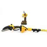 Набір інструментів 3в1 для саду сучкоріз + секатор жовтий + подовжувач до2.5м - Зображення 4